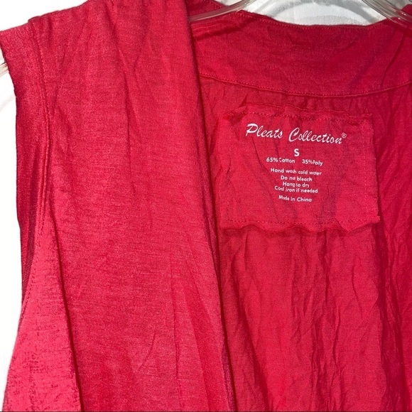 Pleats Collection Vest Women’s Small - Picture 2 of 6